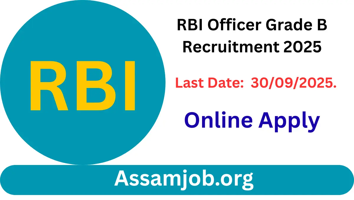 RBI Officer Grade B Recruitment