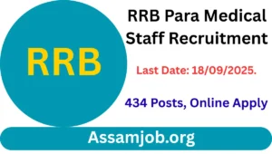 RRB Para Medical Staff Recruitment